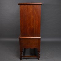 Ambrose Heal Rare Mansfield Oak Chest of Drawers with Iron Heart Escutcheons - Thumbnail 4