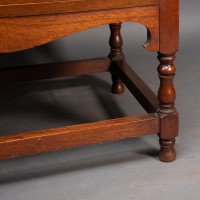 Ambrose Heal Rare Mansfield Oak Chest of Drawers with Iron Heart Escutcheons - Thumbnail 14
