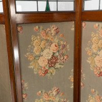 Liberty & Co., Glasgow-Style Arts & Crafts Walnut Three Fold Screen/Room Divider - Thumbnail 9