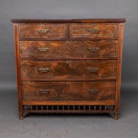 Maple & Co., London, In the style of Bruce Talbert. A Well-Crafted Aesthetic Movement Chest of Drawers - Thumbnail 2