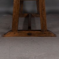 M. H. Baillie Scott Made by John P White at the Pyghtle Works. Rare Arts & Crafts Oak Dining Table - Thumbnail 12