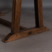 M. H. Baillie Scott Made by John P White at the Pyghtle Works. Rare Arts & Crafts Oak Dining Table - Thumbnail 13