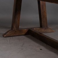 M. H. Baillie Scott Made by John P White at the Pyghtle Works. A Rare Arts & Crafts Oak Dining Table - Thumbnail 14