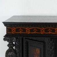 Daniel Cottier Attributed, Aesthetic Movement Oak Sideboard in the Queen Anne Style - Thumbnail 7
