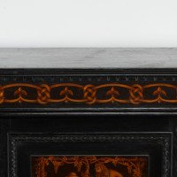 Daniel Cottier Attributed, Aesthetic Movement Oak Sideboard in the Queen Anne Style - Thumbnail 8