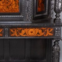 Daniel Cottier Attributed, Aesthetic Movement Oak Sideboard in the Queen Anne Style - Thumbnail 10
