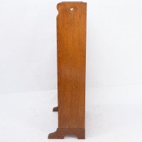 Liberty & Co. Attributed, an Arts & Crafts Oak Bookcase with Stylized Heart Cut-outs - Thumbnail 4