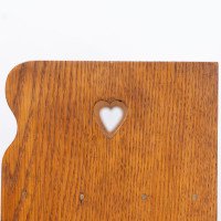 Liberty & Co. Attributed, an Arts & Crafts Oak Bookcase with Stylized Heart Cut-outs - Thumbnail 8