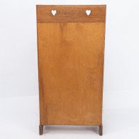 Liberty & Co. Attributed, an Arts & Crafts Oak Bookcase with Stylized Heart Cut-outs - Thumbnail 13