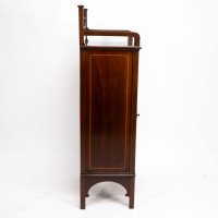 A Petite Arts & Crafts Mahogany Display Cabinet in the Anglo-Japanese Style - Thumbnail 5