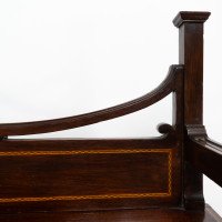 A Petite Arts & Crafts Mahogany Display Cabinet in the Anglo-Japanese Style - Thumbnail 7
