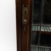 A Petite Arts & Crafts Mahogany Display Cabinet in the Anglo-Japanese Style - Thumbnail 9