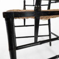 Robert W Edis, an Aesthetic Movement Rush Seat Armchair, in the Bamboo Style - Thumbnail 11