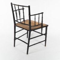 Robert W Edis, Aesthetic Movement Rush Seat Armchair, in the Bamboo Style - Thumbnail 14