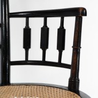Morris & Co., An Aesthetic Movement Cane Seated Armchair - Thumbnail 10