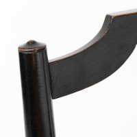 Liberty & Co., An English Aesthetic Movement Ebonized Armchair with Seagrass Seat - Thumbnail 8