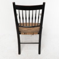 Liberty & Co. Attributed, Style of. Morris & Co., Aesthetic Movement Rush Seat Armchair - Thumbnail 14