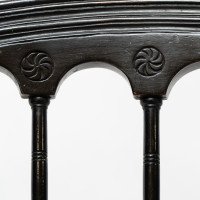 Collier & Plucknett Attributed, Godwin Style. Aesthetic Movement Ebonised Music Chair - Thumbnail 8