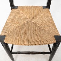Collier & Plucknett Attributed, Godwin Style. Aesthetic Movement Ebonised Music Chair - Thumbnail 9