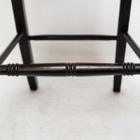 Collier & Plucknett Attributed, Godwin Style. Aesthetic Movement Ebonised Music Chair - Thumbnail 11