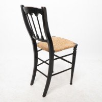 Collier & Plucknett Attributed, Godwin Style. Aesthetic Movement Ebonised Music Chair - Thumbnail 14