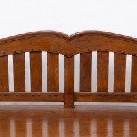 Arts & Crafts Super Quality Teak Hall Bench In the style of Arthur Simpson - Thumbnail 4