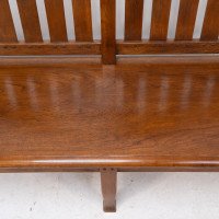 Arts & Crafts Super Quality Teak Hall Bench In the style of Arthur Simpson - Thumbnail 8