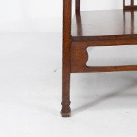 Leonard Wyburd for Liberty & Co., Arts & Crafts Two-tier Mahogany Side Table - Thumbnail 17