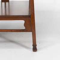 Leonard Wyburd for Liberty & Co., Arts & Crafts Two-tier Mahogany Side Table - Thumbnail 18