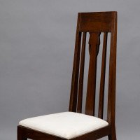 E. A. Taylor Attributed, a Set of Eight Arts & Crafts Glasgow School Oak Dining Chairs - Thumbnail 10