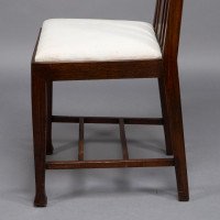 E. A. Taylor Attributed, a Set of Eight Arts & Crafts Glasgow School Oak Dining Chairs - Thumbnail 16