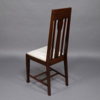 E. A. Taylor Attributed, a Set of Eight Arts & Crafts Glasgow School Oak Dining Chairs - Thumbnail 17