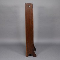 Liberty & Co., a Slim Arts & Crafts Oak Bookcase with Stylised Floral Cut-outs - Thumbnail 6