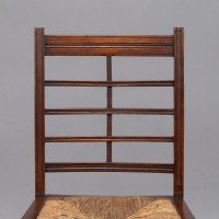 Jas Shoolbred & Co., Aesthetic Movement Pair of Walnut Side or Dining Chairs - Thumbnail 9