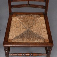 Jas Shoolbred & Co., Aesthetic Movement Pair of Walnut Side or Dining Chairs - Thumbnail 11