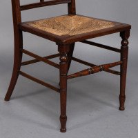 Jas Shoolbred & Co., Aesthetic Movement Pair of Walnut Side or Dining Chairs - Thumbnail 13
