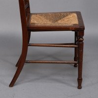 Jas Shoolbred & Co., Aesthetic Movement Pair of Walnut Side or Dining Chairs - Thumbnail 12