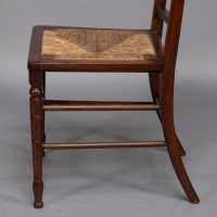 Jas Shoolbred & Co., Aesthetic Movement Pair of Walnut Side or Dining Chairs - Thumbnail 15