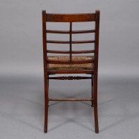 Jas Shoolbred & Co., Aesthetic Movement Pair of Walnut Side or Dining Chairs - Thumbnail 19