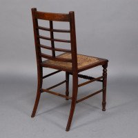 Jas Shoolbred & Co., Aesthetic Movement Pair of Walnut Side or Dining Chairs - Thumbnail 20