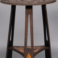 Liberty & Co., Intricately Carved Arts & Crafts side table - Thumbnail 10