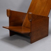 Gerard Rietveld style of. A modernist oak armchair with turned hand rests - Thumbnail 10