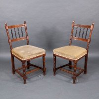 Charles Mills & Sons, Set of Three Aesthetic Side Chairs with Ebonised Turnings - Thumbnail 3