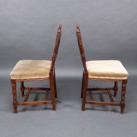 Charles Mills & Sons, Set of Three Aesthetic Side Chairs with Ebonised Turnings - Thumbnail 6