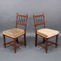 Charles Mills & Sons, Set of Three Aesthetic Side Chairs with Ebonised Turnings - Thumbnail 5