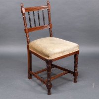 Charles Mills & Sons, Set of Three Aesthetic Side Chairs with Ebonised Turnings - Thumbnail 7