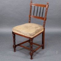 Charles Mills & Sons, Set of Three Aesthetic Side Chairs with Ebonised Turnings - Thumbnail 9