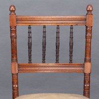 Charles Mills & Sons, Set of Three Aesthetic Side Chairs with Ebonised Turnings - Thumbnail 10