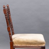 Charles Mills & Sons, Set of Three Aesthetic Side Chairs with Ebonised Turnings - Thumbnail 11