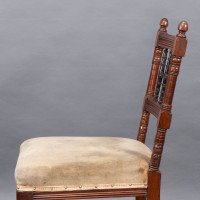 Charles Mills & Sons, Set of Three Aesthetic Side Chairs with Ebonised Turnings - Thumbnail 12